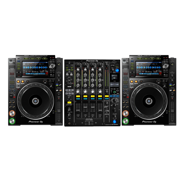 2 x Pioneer CDJ2000nxs2 + 1 x Pioneer DJM900nxs2copy
