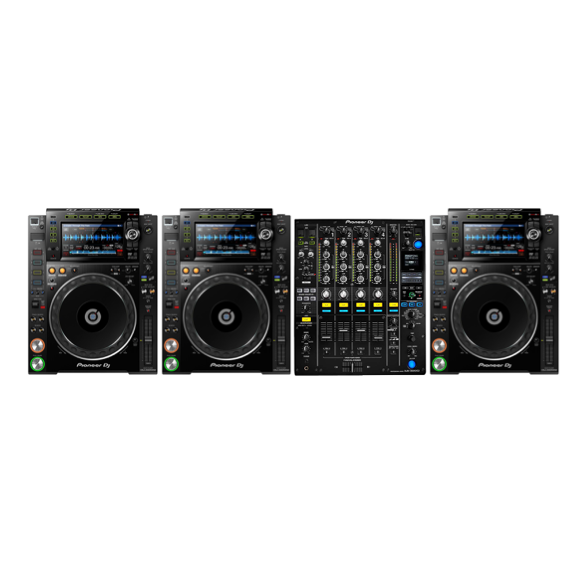 3 x Pioneer CDJ2000nxs2 + 1 x Pioneer DJM900nxs2copy