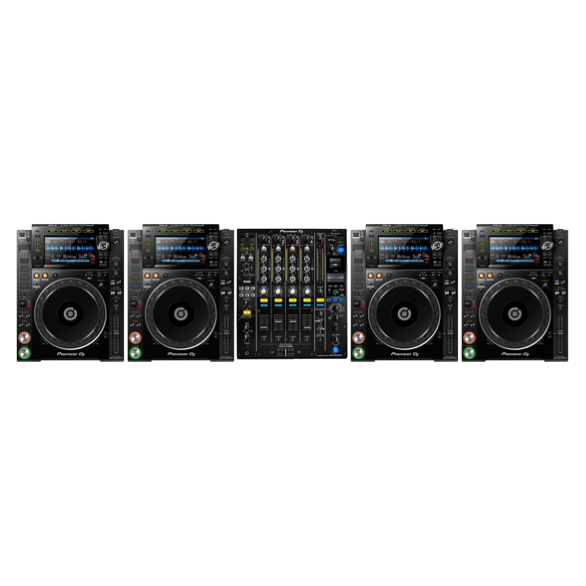 4 x Pioneer CDJ2000nxs2 + 1 x Pioneer DJM900nxs2 copy