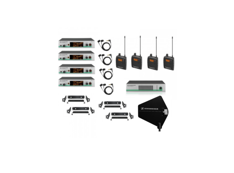 4 x Sennheiser EW300 IEM G3 + antenna combiner