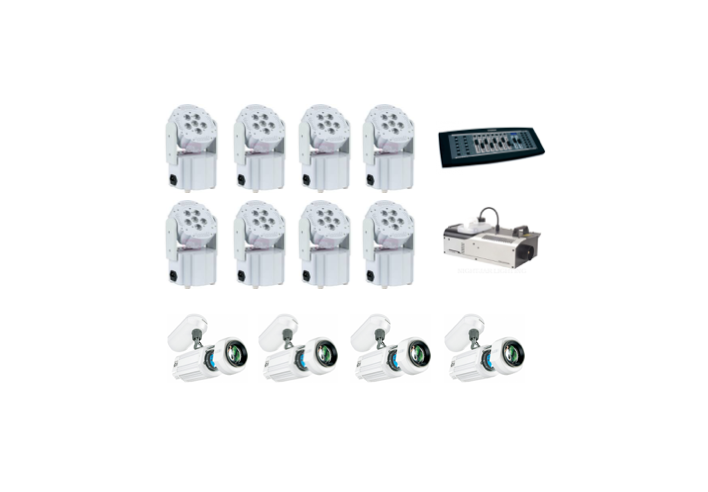 Pro Uplighting with gobos package 3