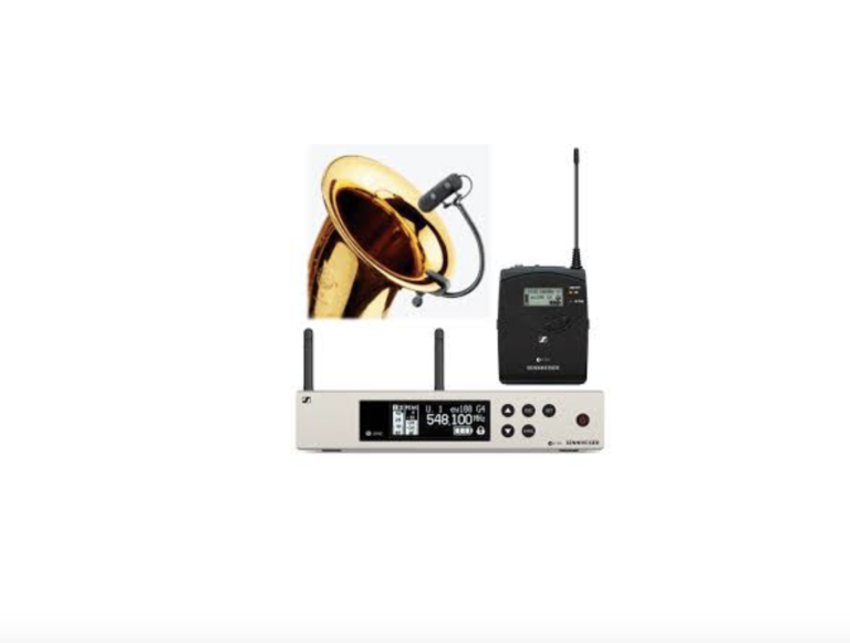 Sennheiser EW100 G4 + DPA4099 sax mic wireless