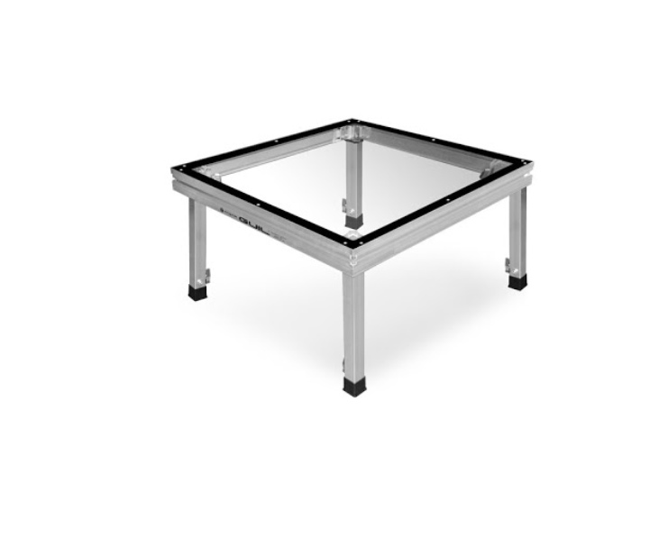 plataforma escenario transparente